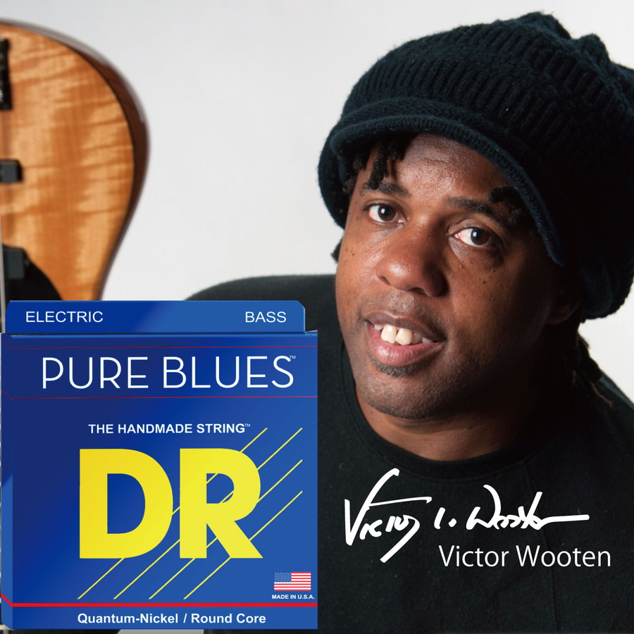 thumbnail image 2 of DR Pure Blues Bass Strings - Victor Wooten Signature 40-95 Gauge 2 of 6